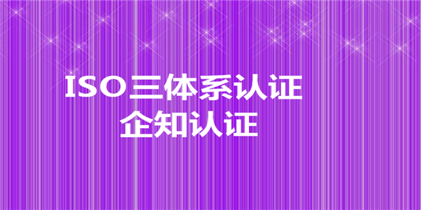 ISO9001质量管理体系认证说明